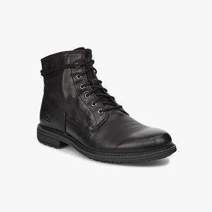 Ugg Morrison Lace-Up Men Boots Black (9138QGAME)